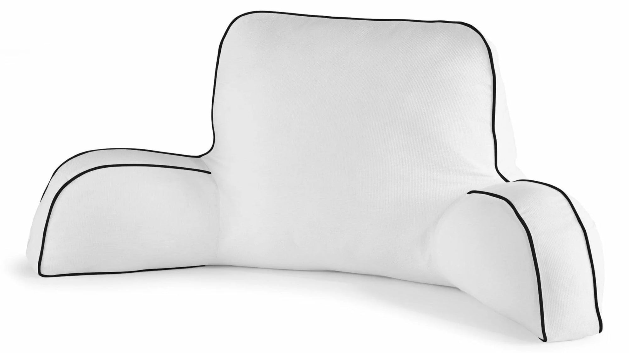 White backrest pillow with arms