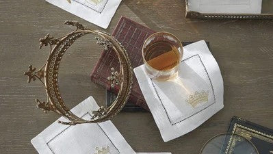 Five Great Gifts for the Guy Who Has (Almost) Everything Crown Brandy Clean Drink Napkins on Desk