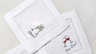 Holiday Gift Guide -- Our Staff Picks Under $50 White Cloth Coasters