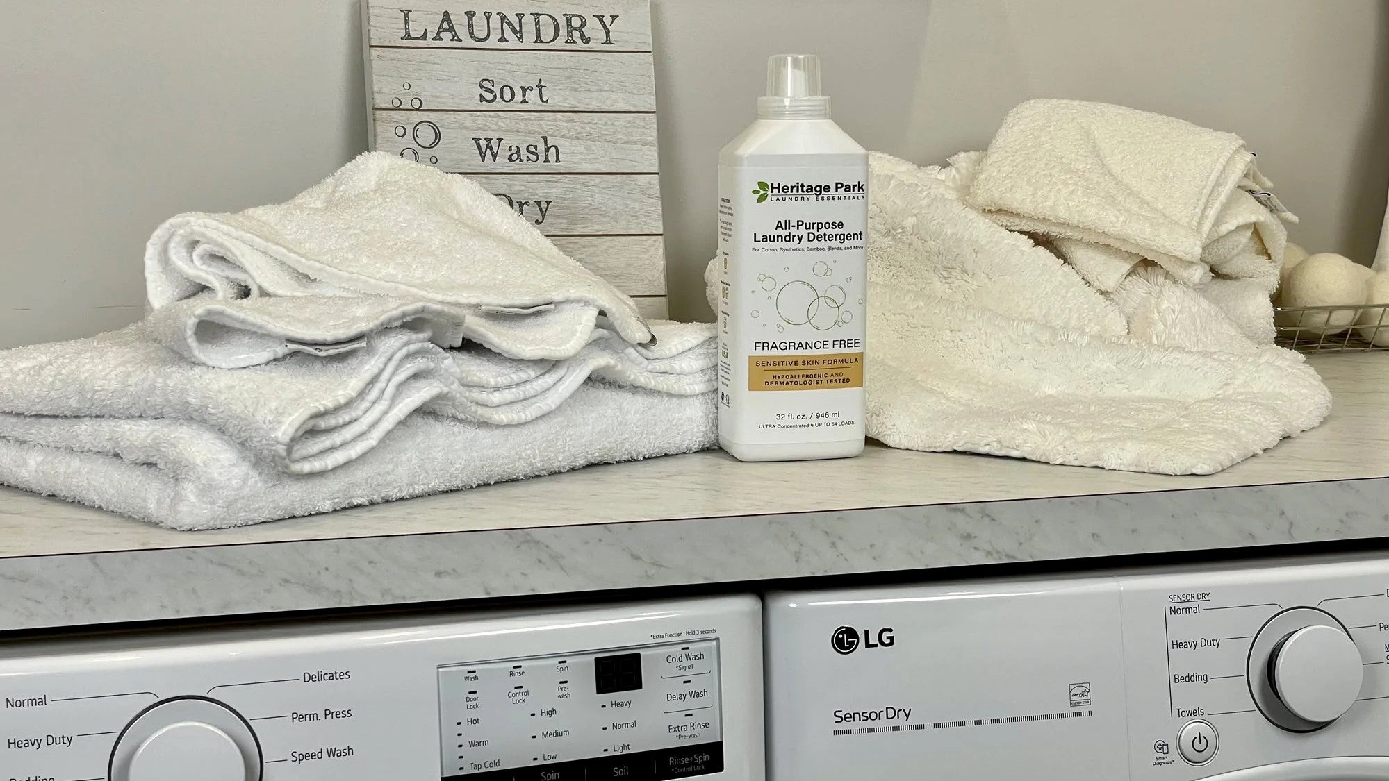 How to Wash and Care for Abyss Bath Towels & Habidecor Rugs Heritage Park Laundry Detergent on Washing Machine with Fine Linens and Towels