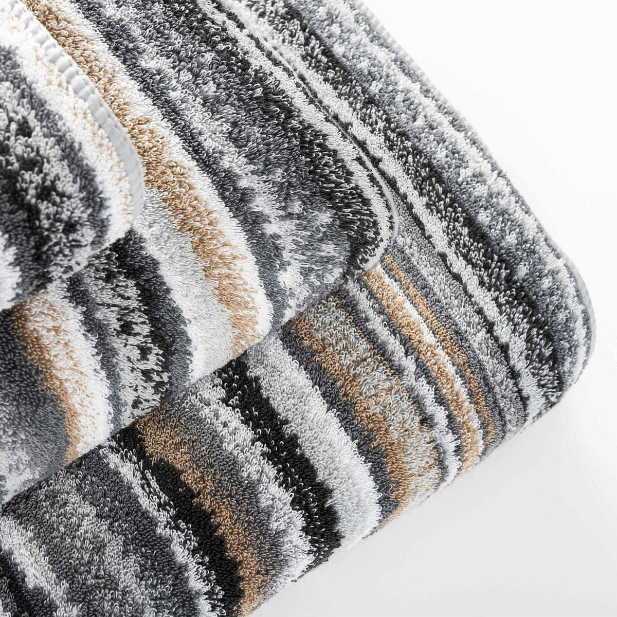 Graccioza Venice Bath Towels and Rugs Top Multi/Grey Fine Linens