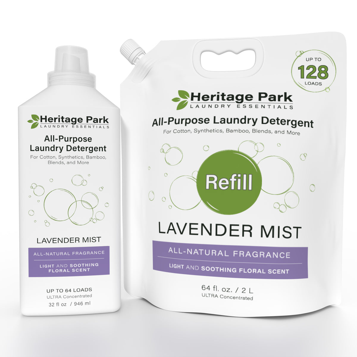 Heritage Park Luxury All Purpose Laundry Detergent - Lavender Mist