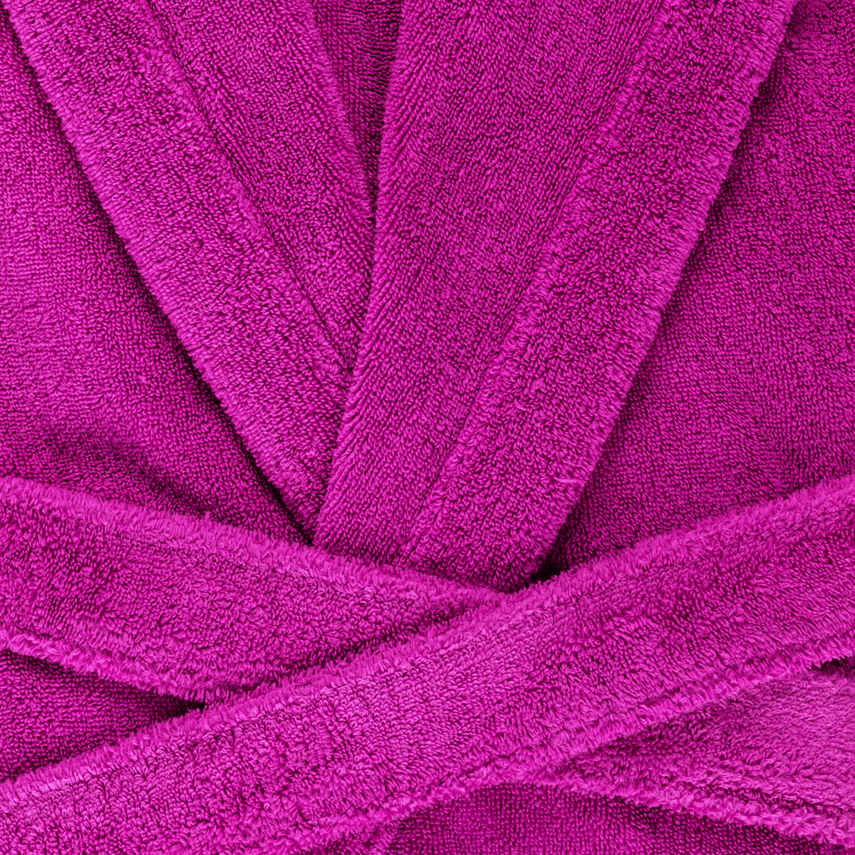 Fabric Closeup of Abyss Alex Bath Robes in Happy Pink Color