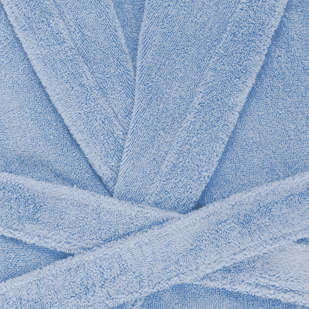 Fabric Closeup of Abyss Alex Bath Robes in Powder Blue Color