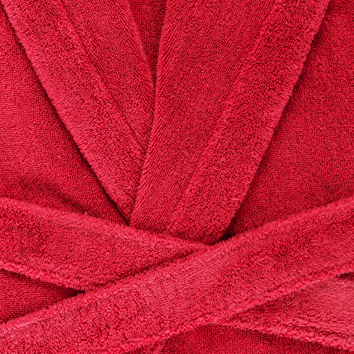 Fabric Closeup of Abyss Alex Bath Robes in Viva Magenta Color