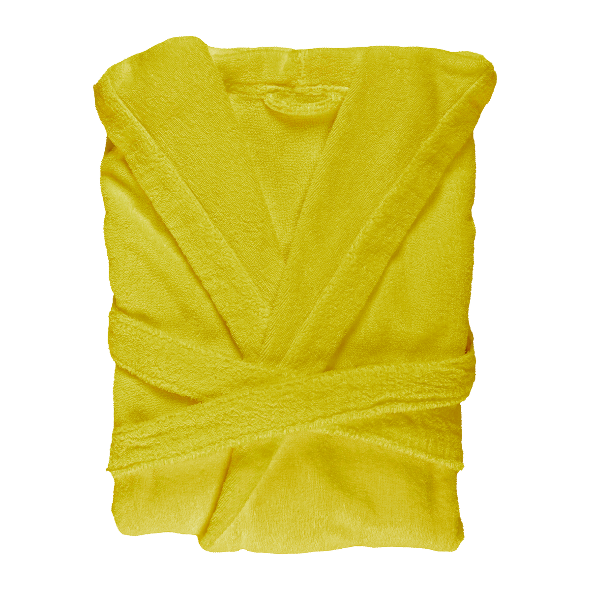 Folded Abyss Alex Bath Robes in Yuzu Color