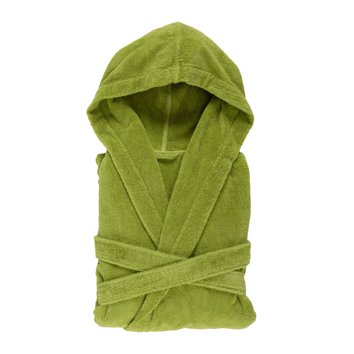 Hooded Abyss Alex Bath Robes in Apple Green Color