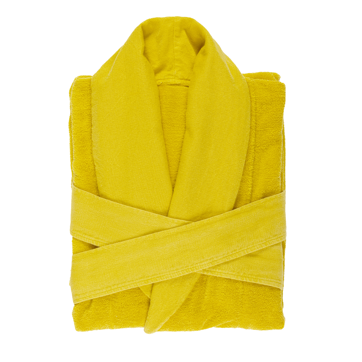 Folded Abyss Amigo Bath Robe in Yuzu Color