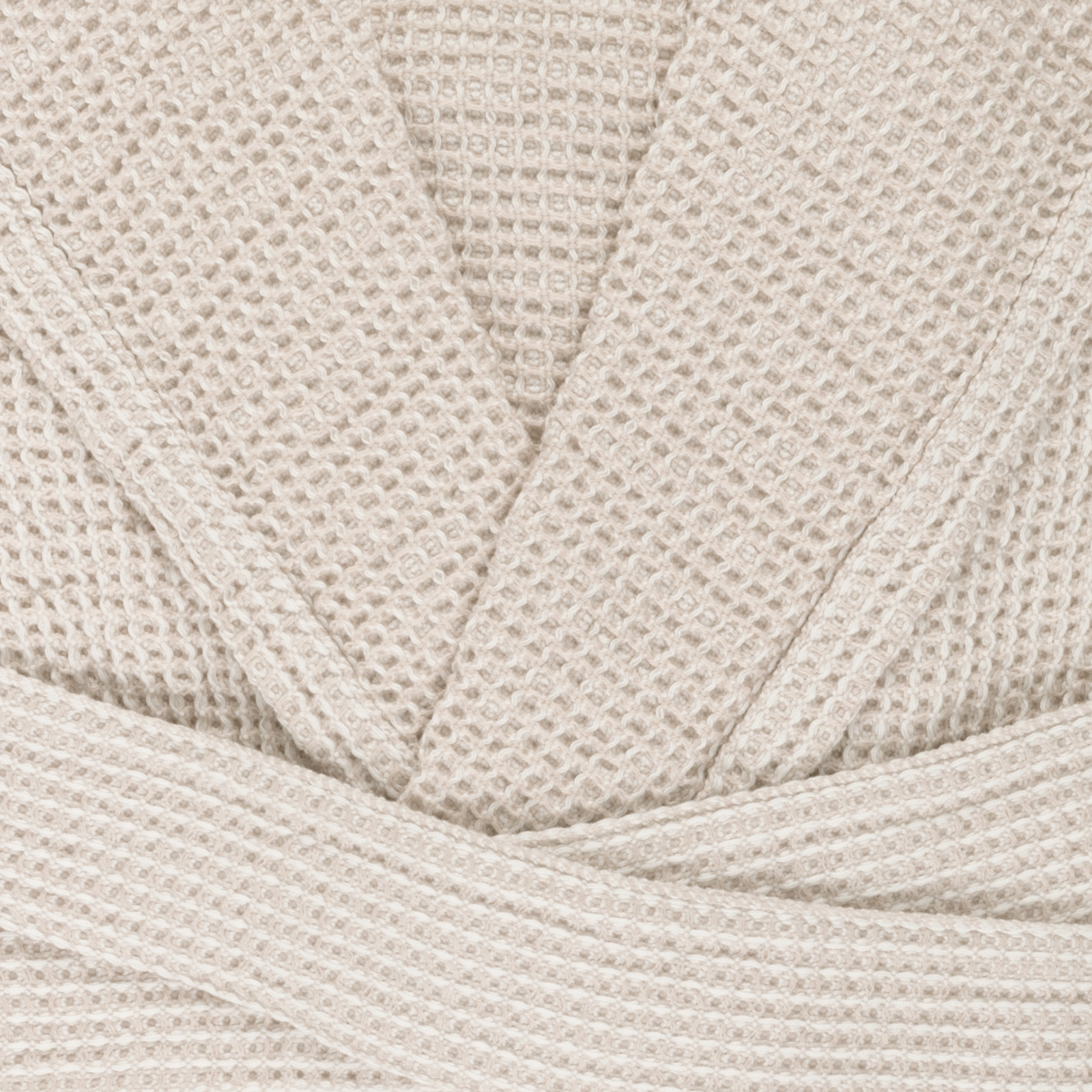 Hooded Abyss Bees Bath Robe in Linen Color