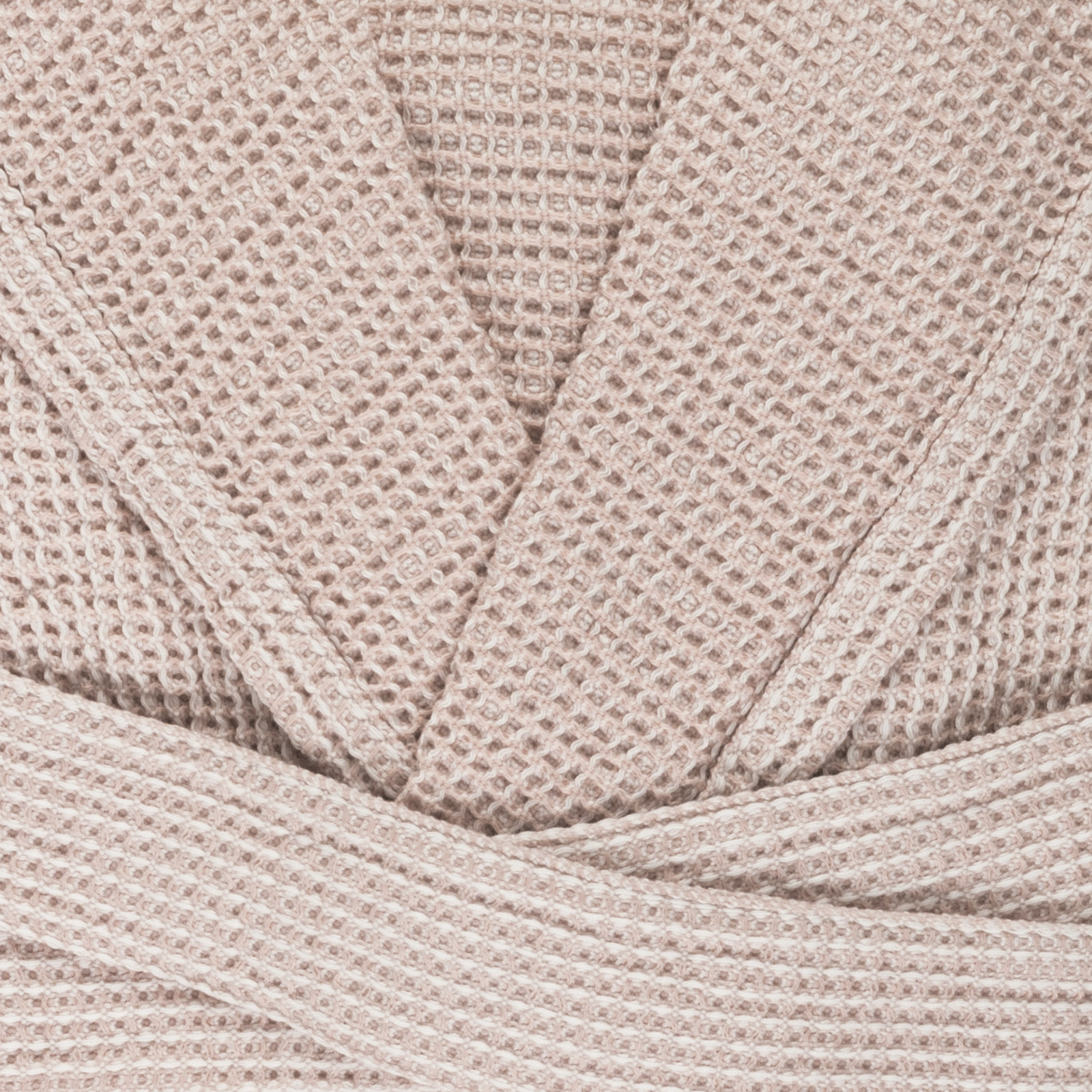 Model Wearing an Abyss Bees Bath Robe in Primrose Color