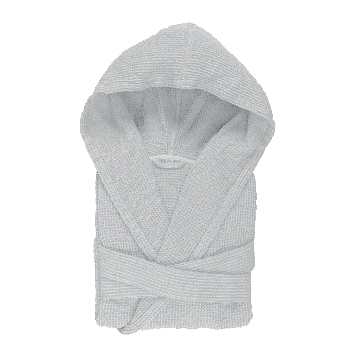 Hooded Abyss Bees Bath Robe in Platinum Color