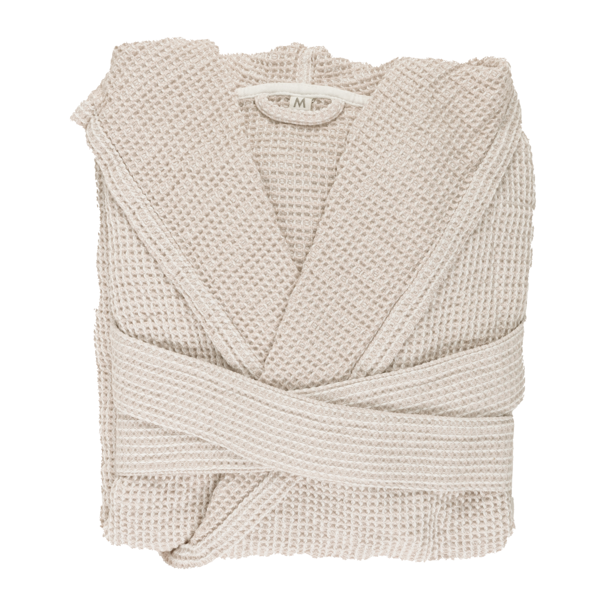 Folded Abyss Bees Bath Robe in Linen Color