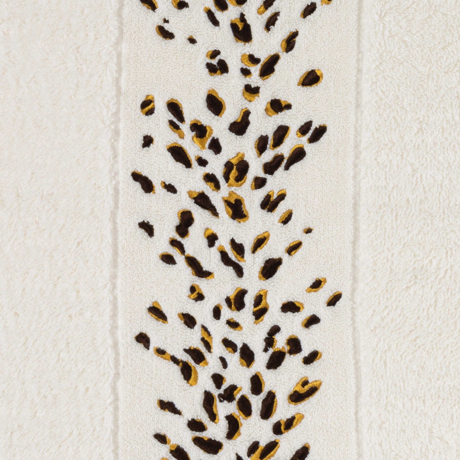 Lifestyle Image of Abyss Bengale Hand Towels in Gold Color