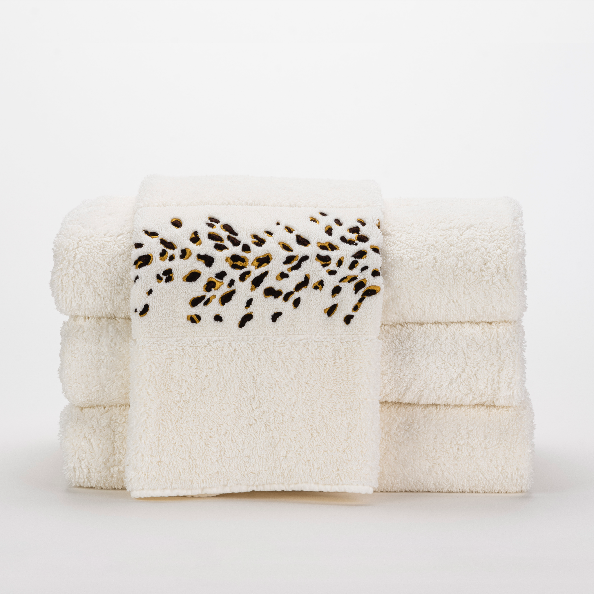 新品　TENERITA SUVIN GOLD ORGANIC TOWEL Abyss Bengale Hand Towels - Gold (840) | Fine Linen & Bath