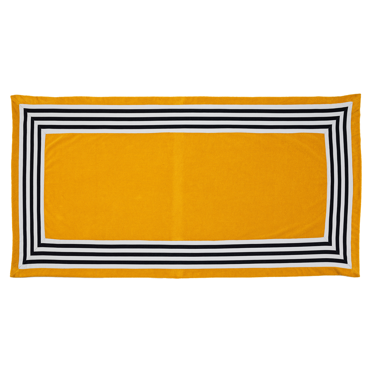 Silo Image of Abyss Cannes Beach Towels in Color Curcuma (870)