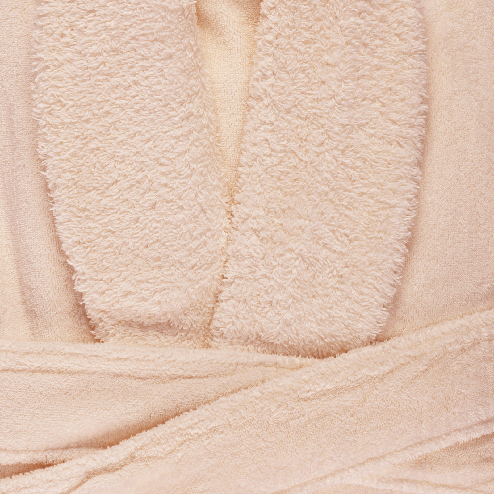 Folded Abyss Comfy Bath Robe in Nude Color