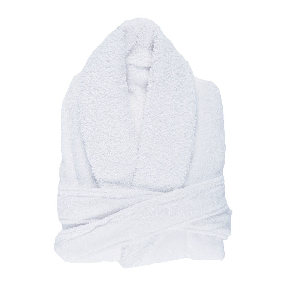 Folded Abyss Comfy Bath Robe in White Color