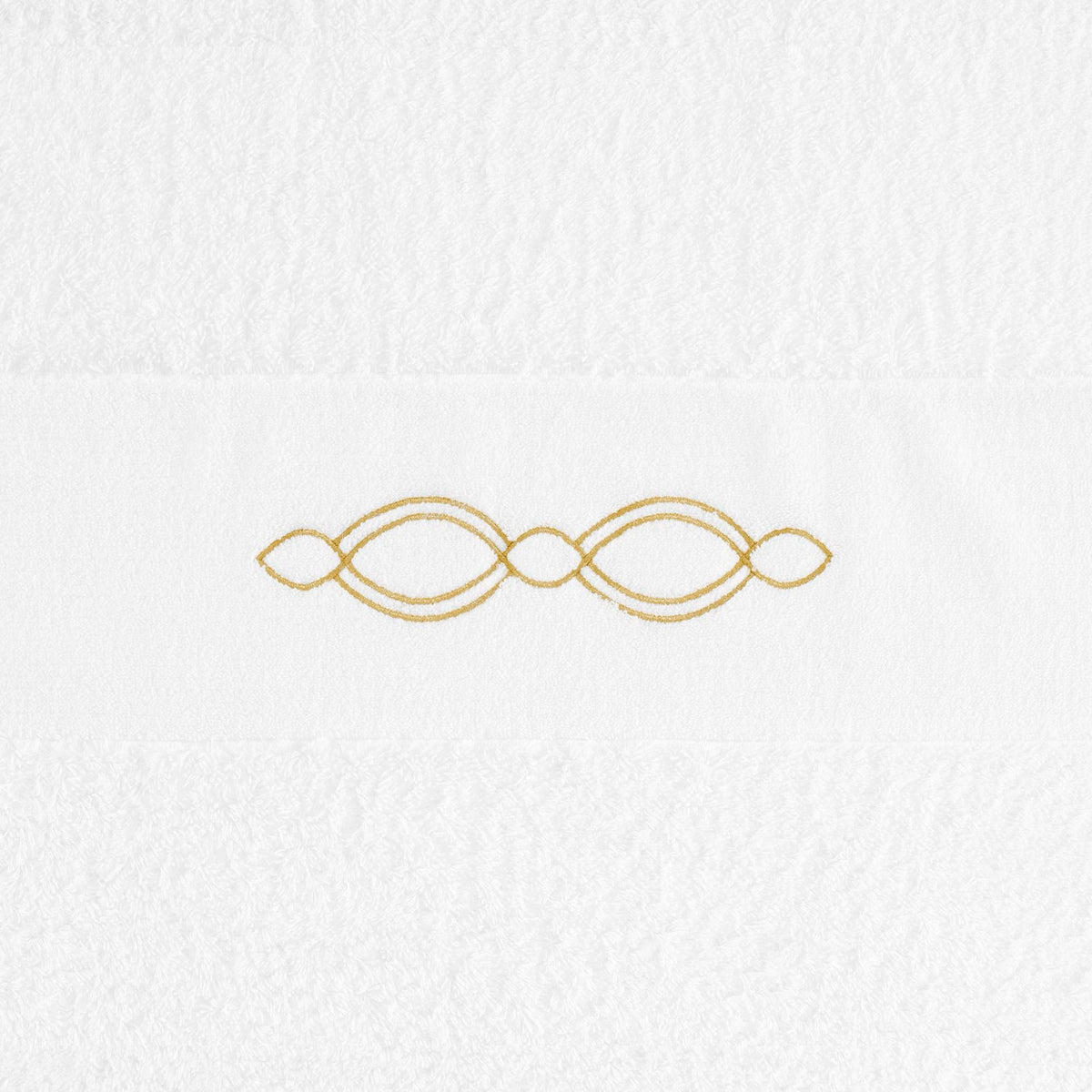Abyss Decor Embroidered Bath Towels in Gold (108)