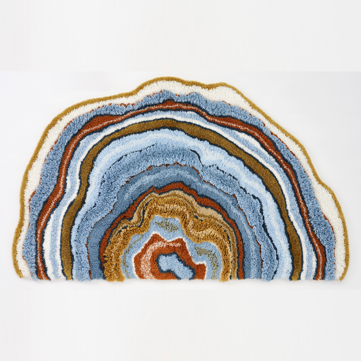 Powder Blue colored Abyss Habidecor Celora Bath Rug