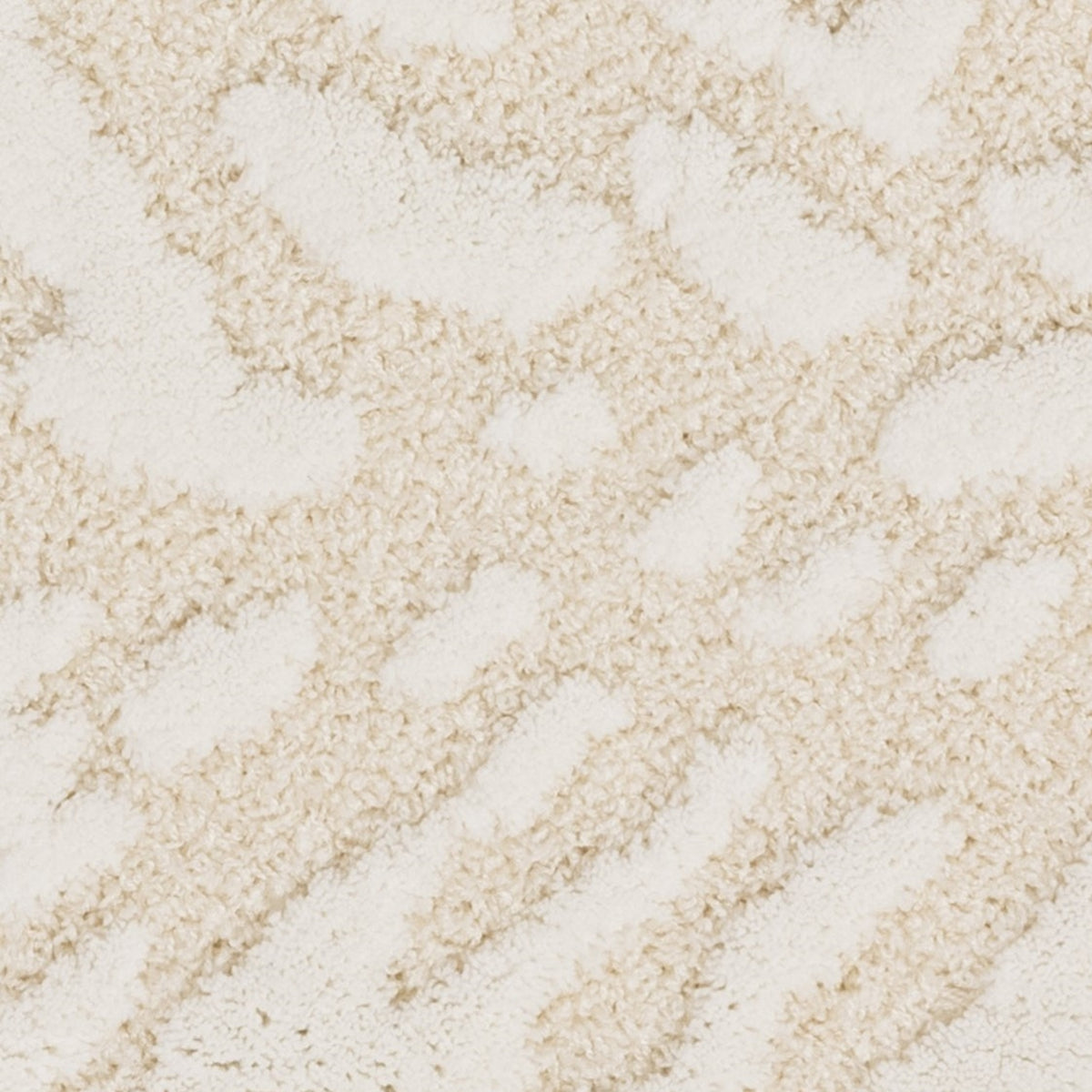 Swatch Sample of Abyss Habidecor Flow Bath Rugs in Color Ivory (103)