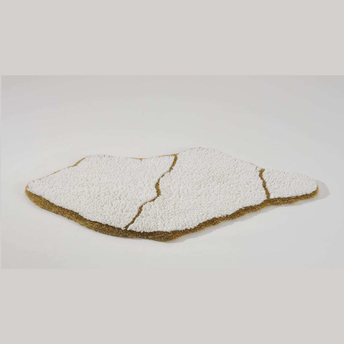 Tilted View of Gold (800) Abyss Habidecor Jess Bath Rug