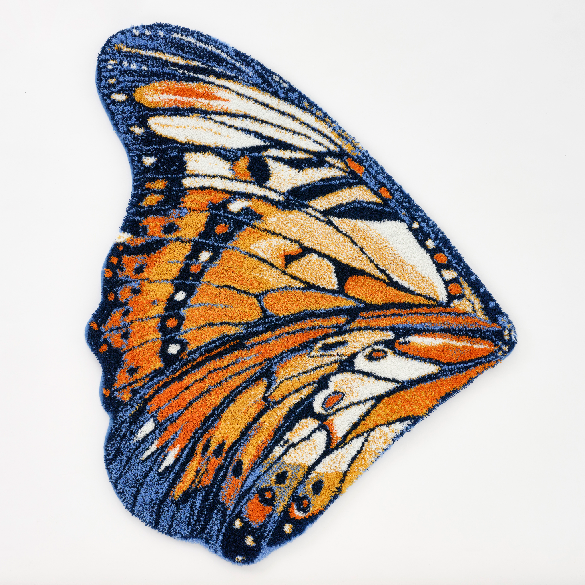 Abyss Habidecor Mariposa Bath Rug (Tangerine) | Butterfly Design Abyss Habidecor Mariposa Bath Rug (Tangerine) | Butterfly Design