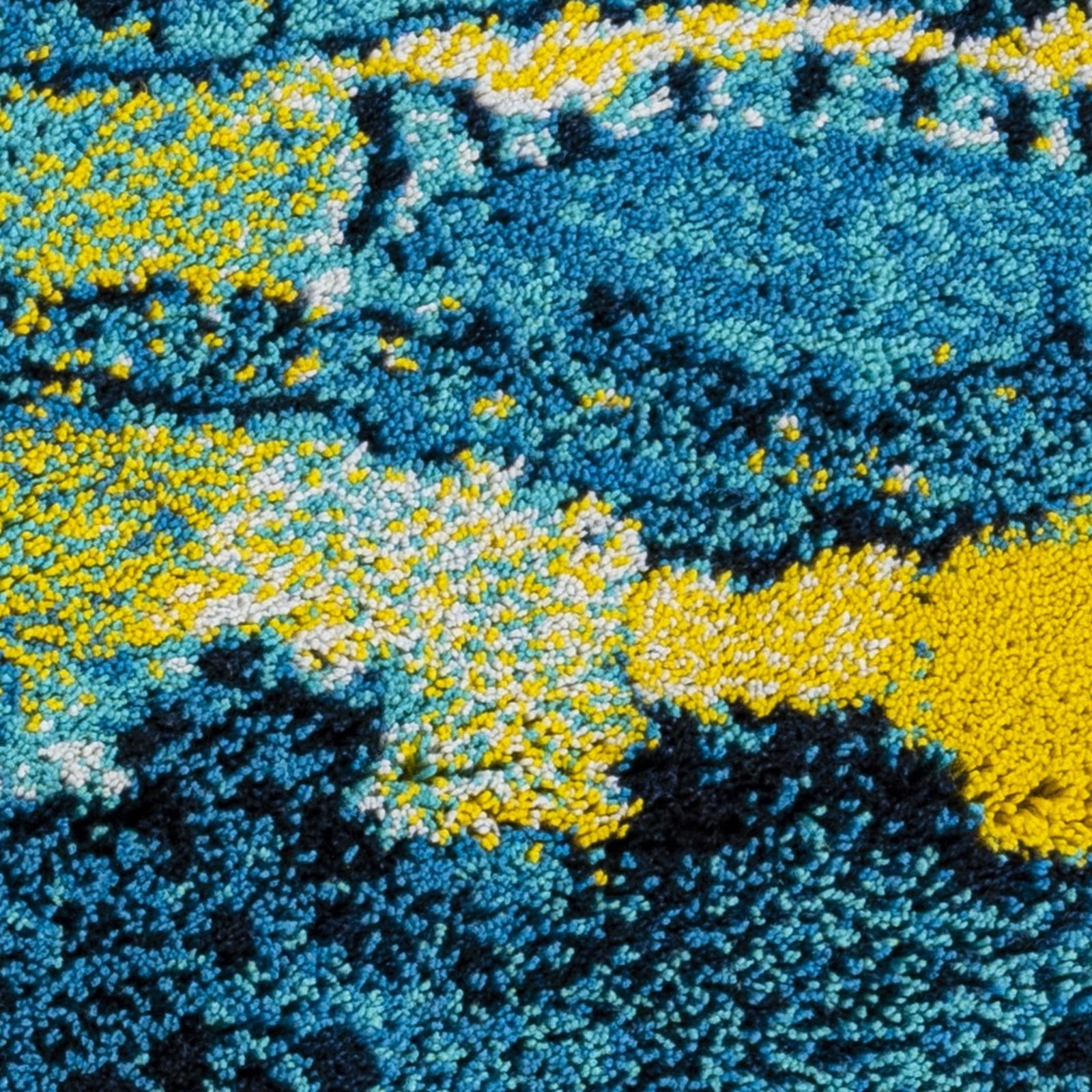 Lifestyle Shot of Abyss Habidecor Nereo Bath Rug in Color Lagoon (302)