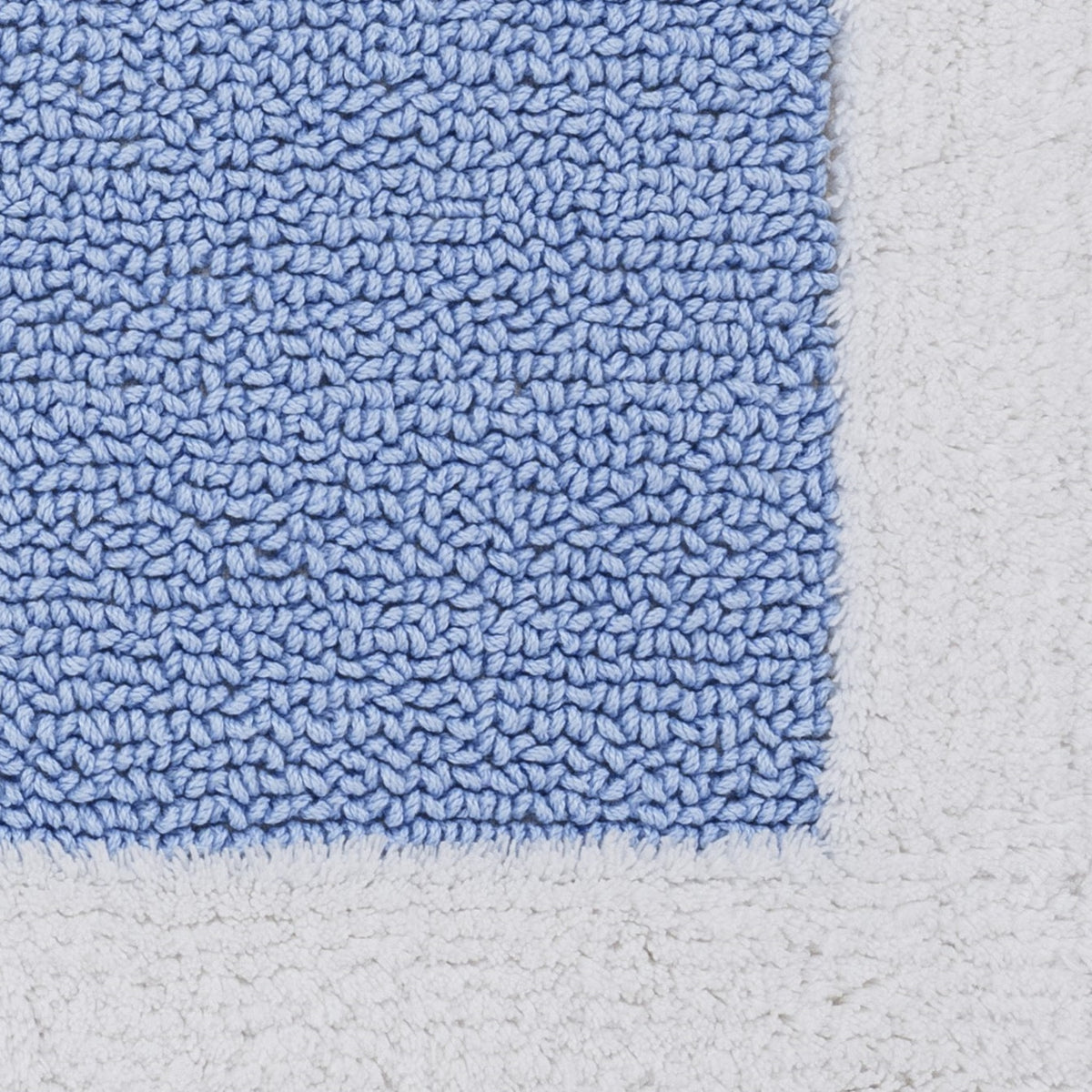Swatch Sample of Abyss Habidecor Origine Bath Rugs in Color Powder Blue (330)