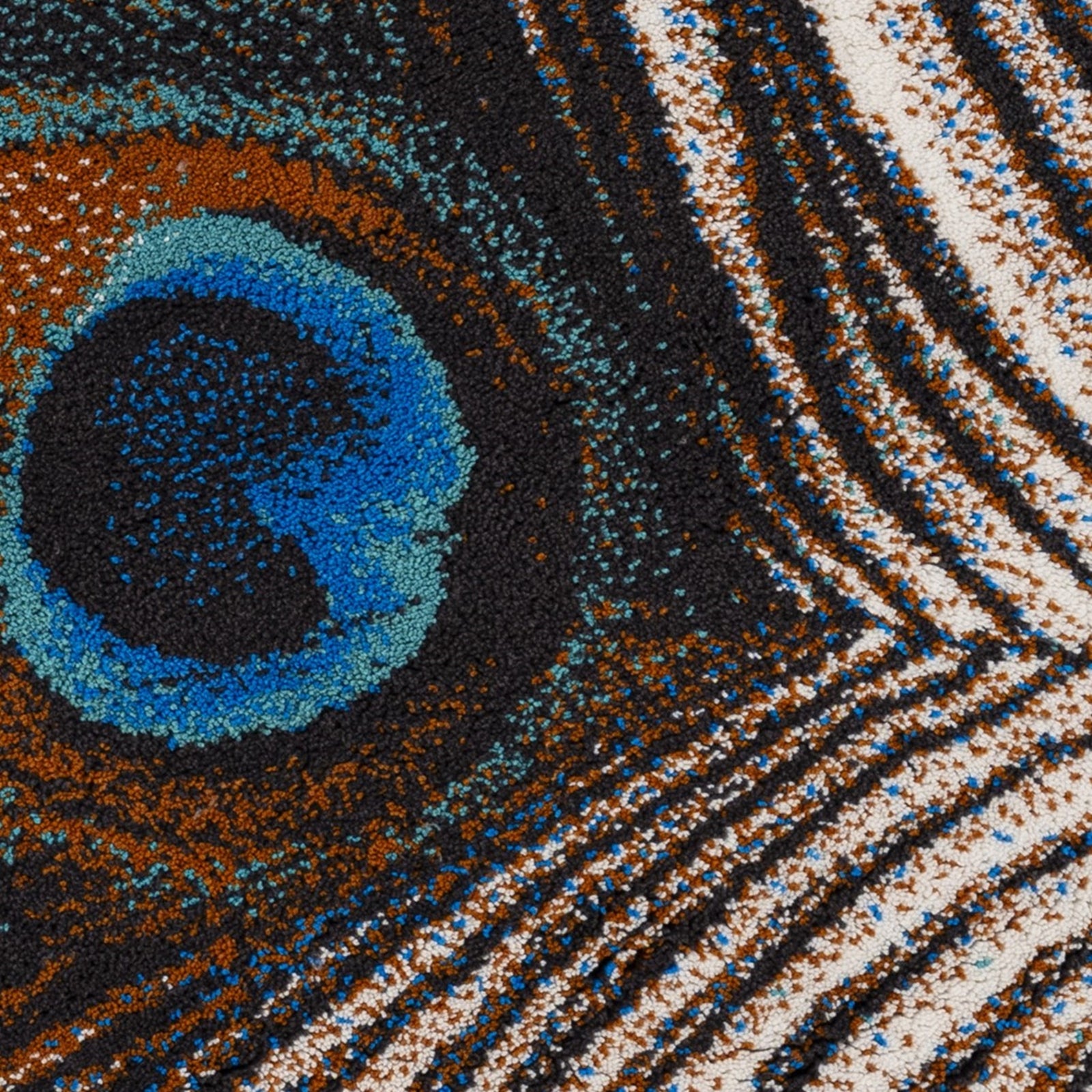 Lifestyle Shot of Abyss Habidecor Paon Bath Rug in Color Caramel (737)