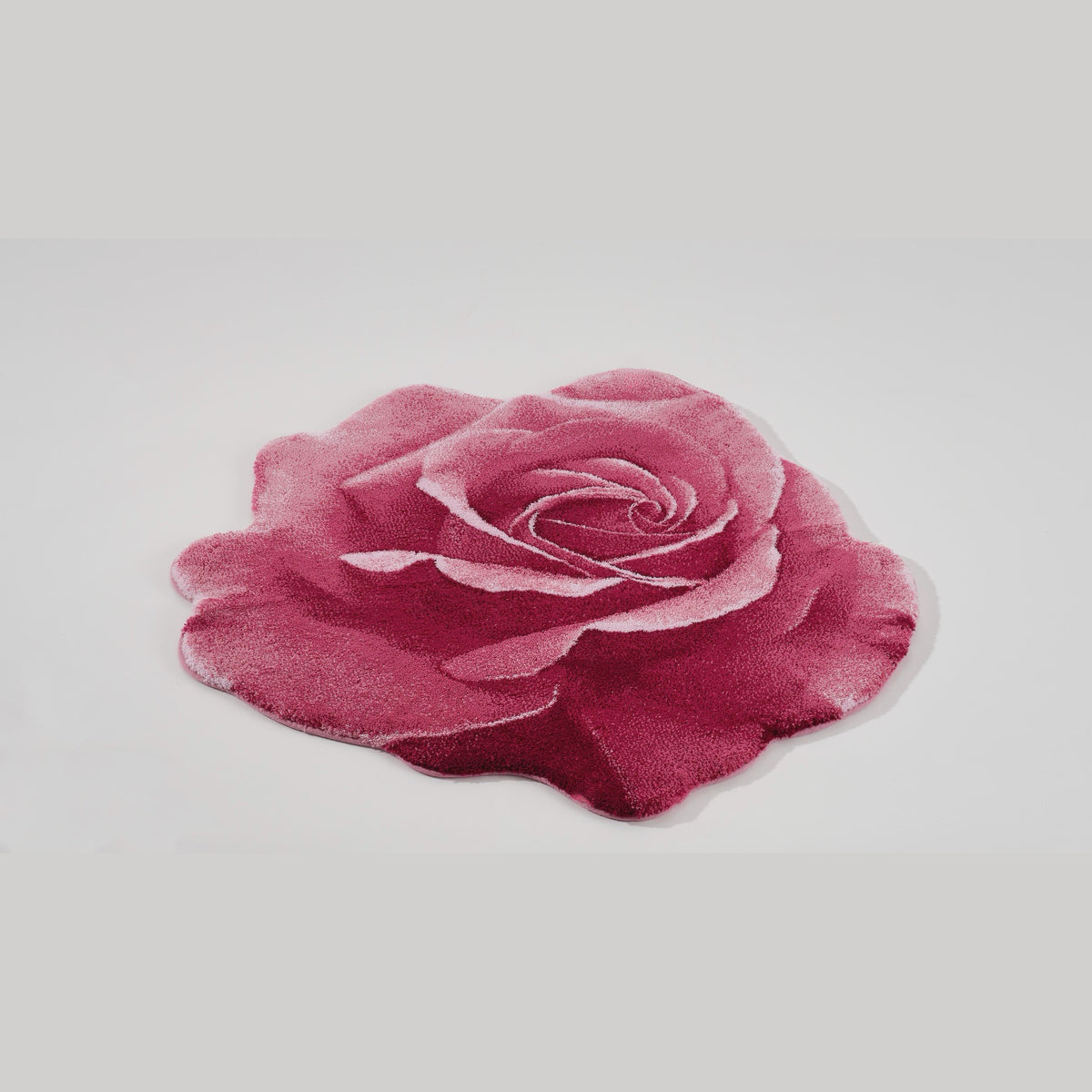 Tilted view of Flamingo (573) Abyss Habidecor Passion Bath Rug