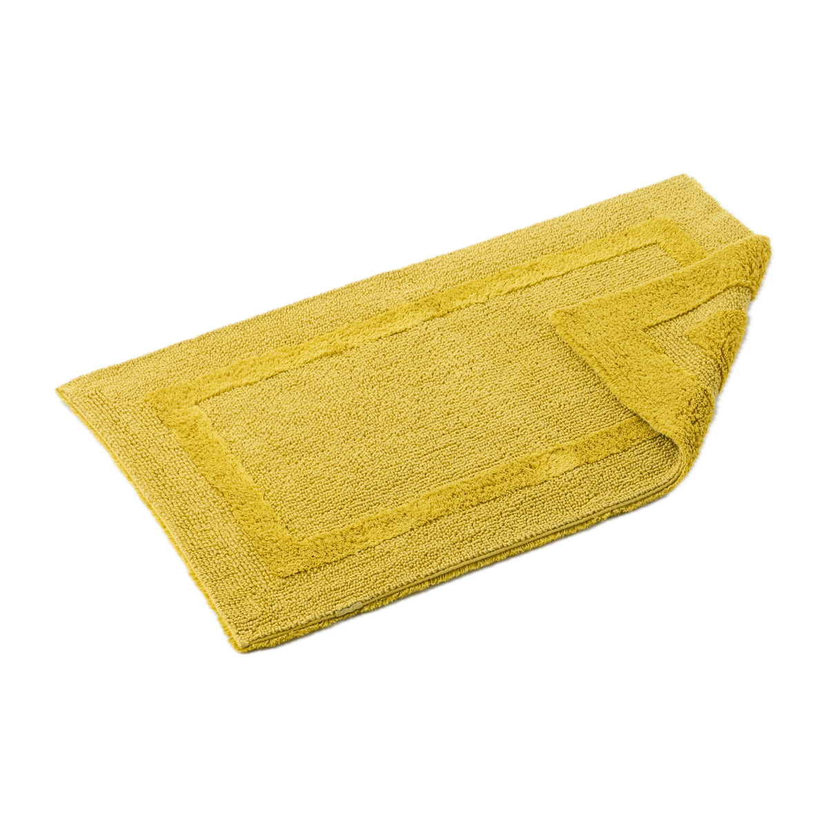Tilted Image of Abyss Habidecor Reversible Bath Rug in Yuzu Color