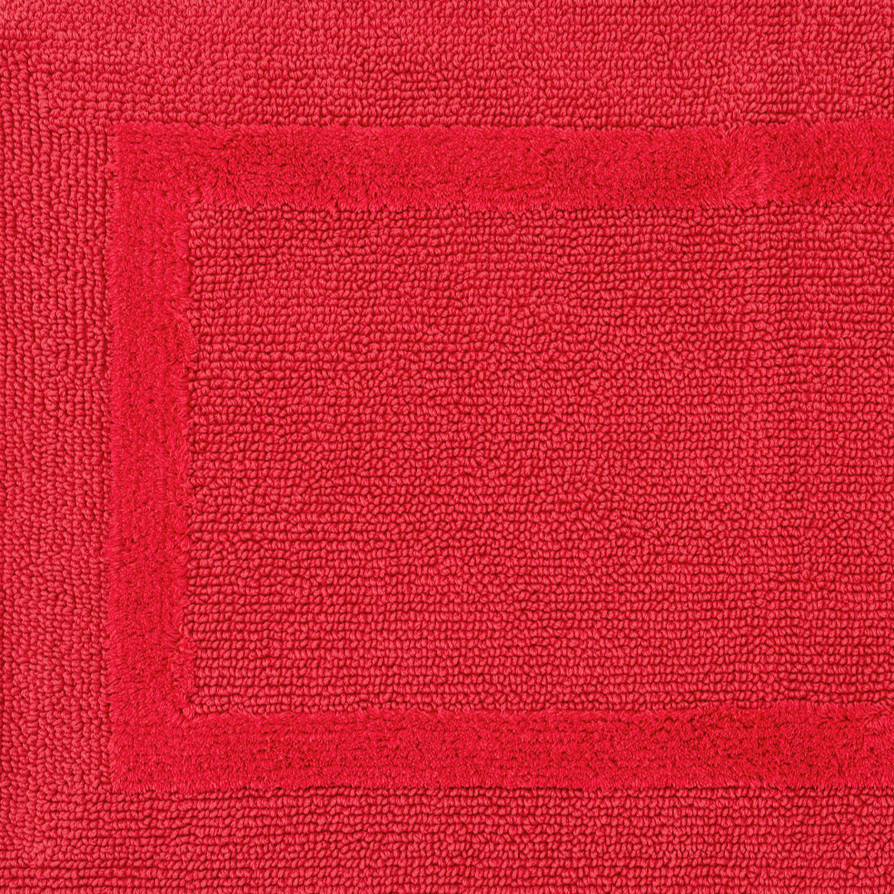 Abyss Habidecor Reversible Bath Rug in Viva Magenta Color