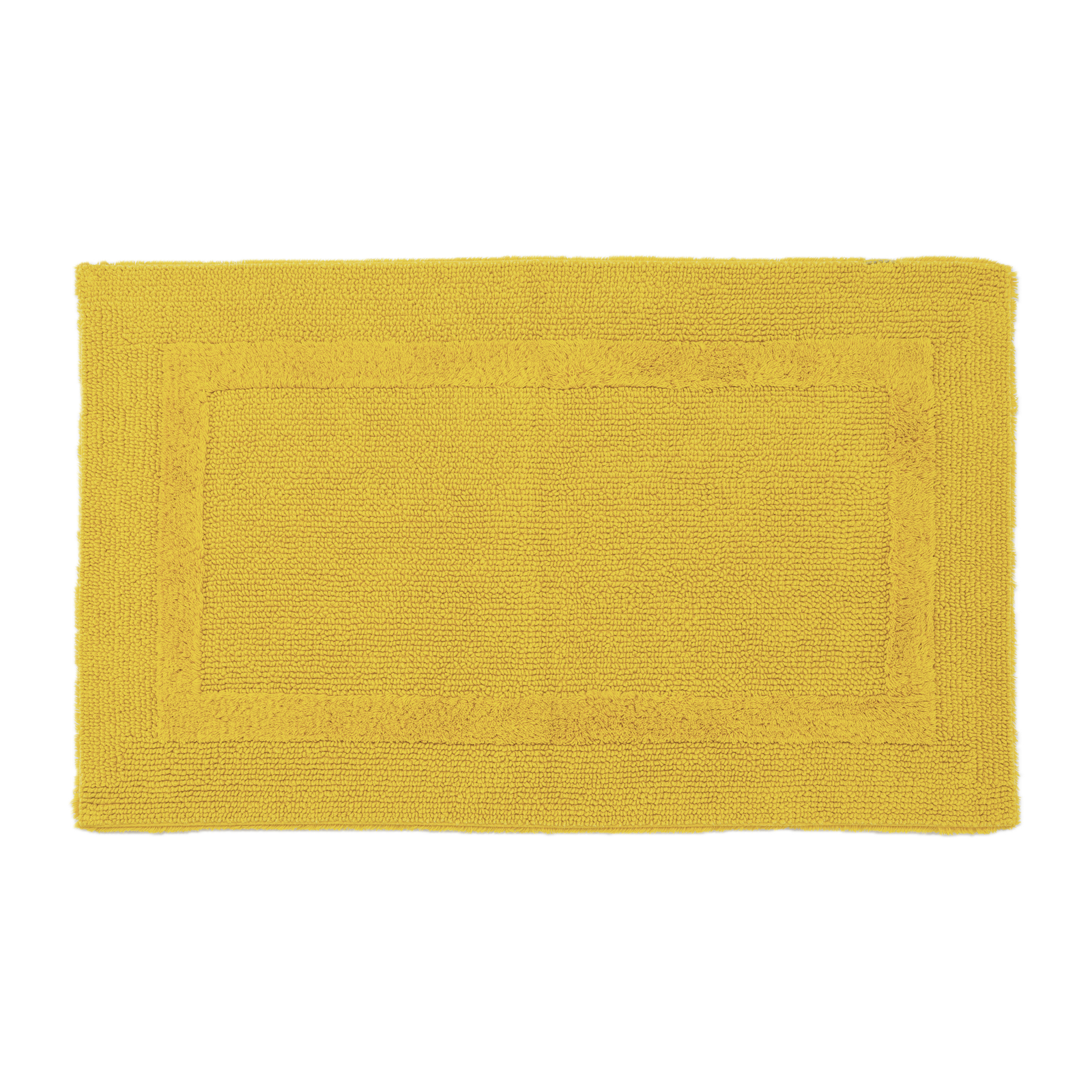 Abyss Habidecor Reversible Bath Rug in Yuzu Color