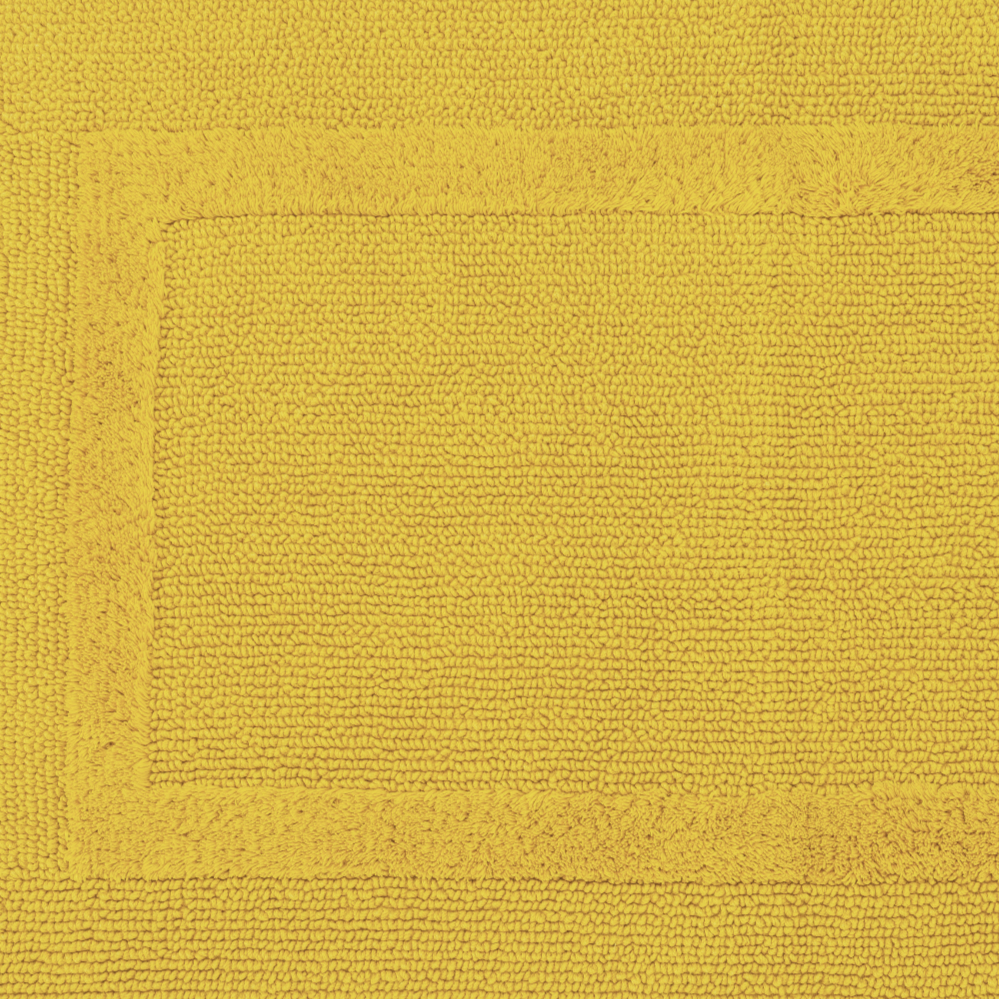 Abyss Habidecor Reversible Bath Rug in Yuzu Color