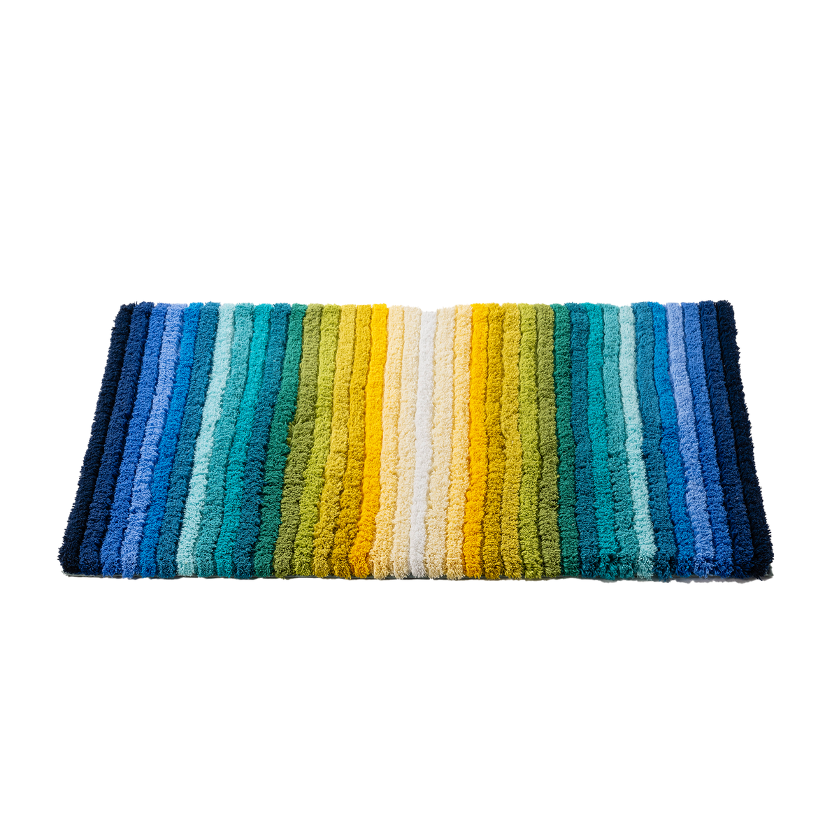 Straight Image of Abyss Habidecor Santa Cruz Bath Rugs in Color Lagoon (302)