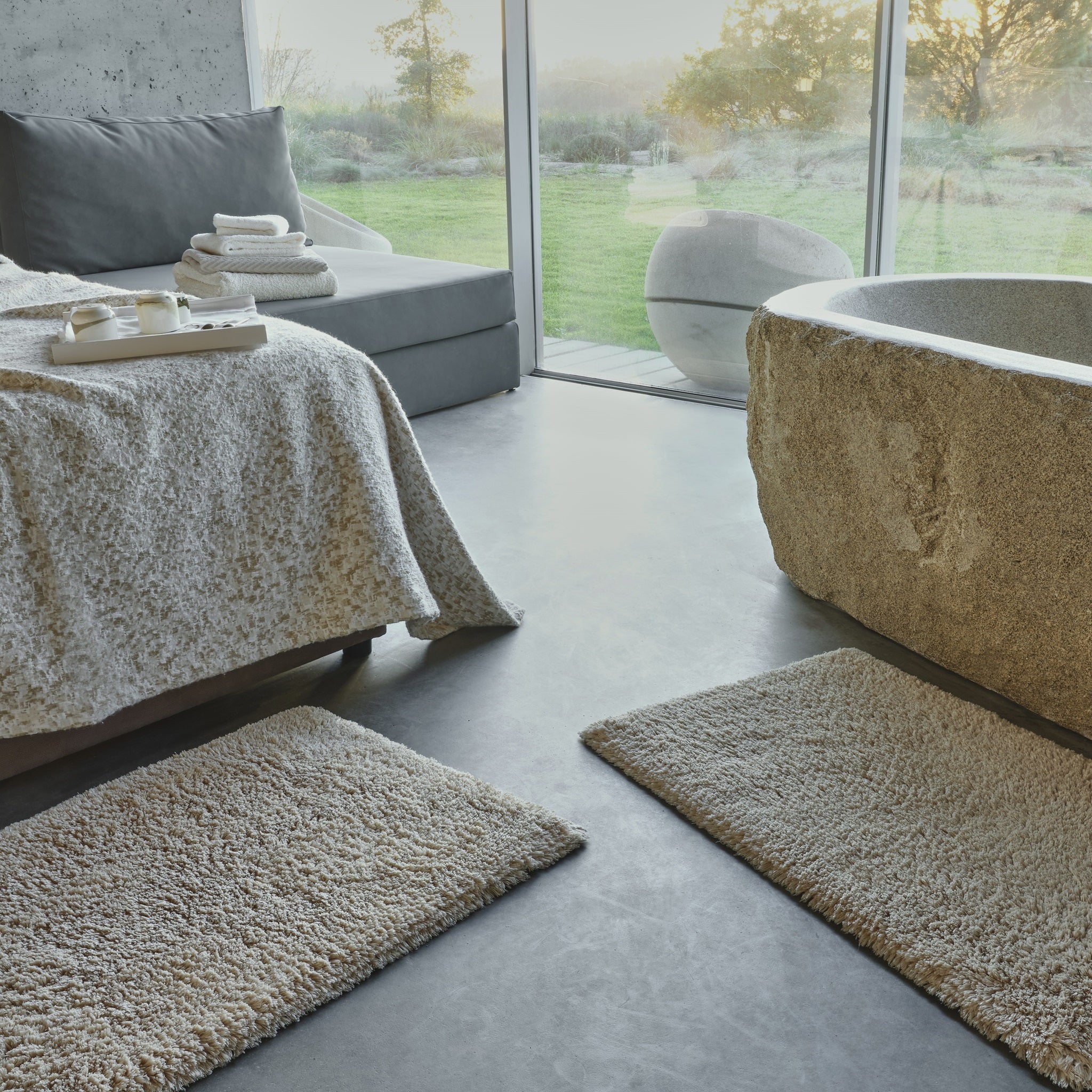 Area Rug Abyss Abyss Habidecor Shag Bath and Area Rugs - Linen | Fine Linen & Bath ...