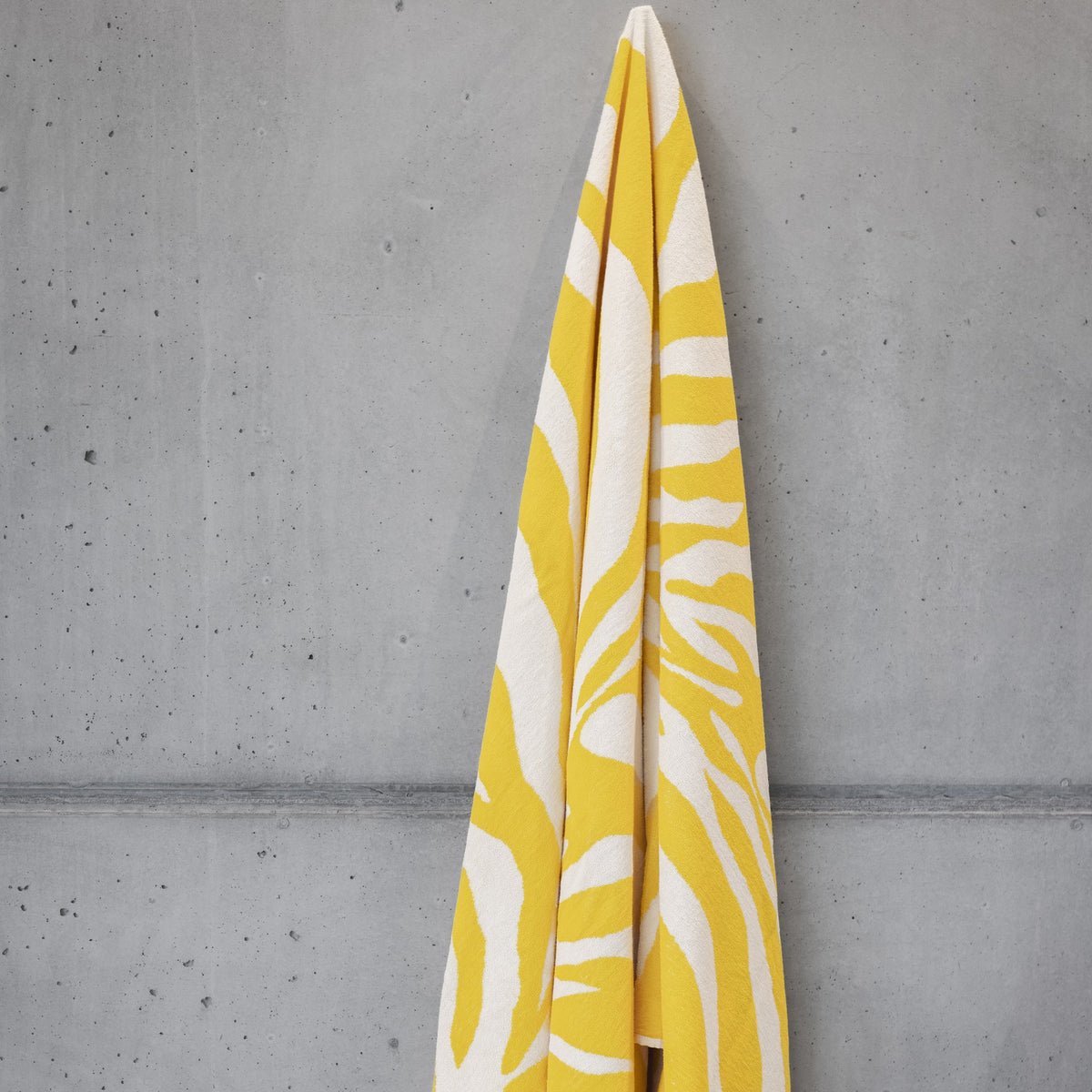 Banane Abyss Habidecor Zebra Beach Towels Hung on the Wall