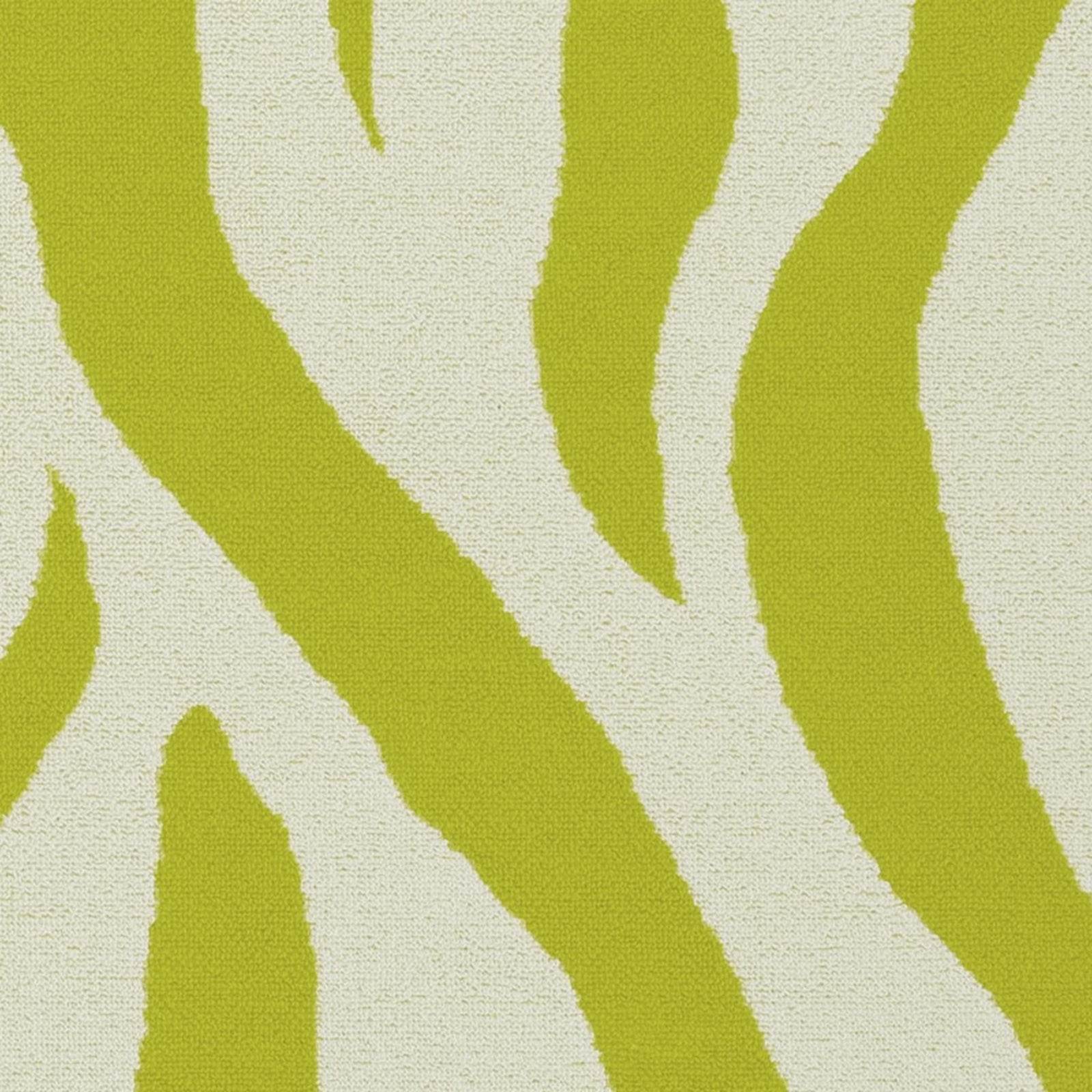 Silo Image of Abyss Habidecor Zebra Beach Towels in Color Apple Green (165)