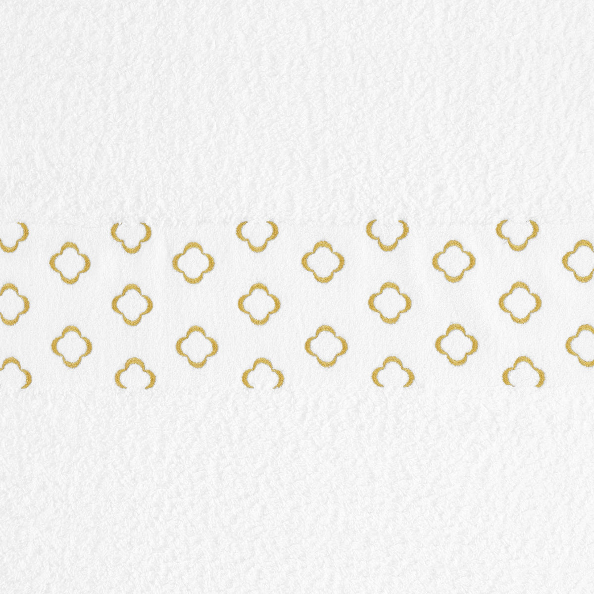 Fabric Closeup of Silver (109) Abyss Luna Embroidered Bath Towels