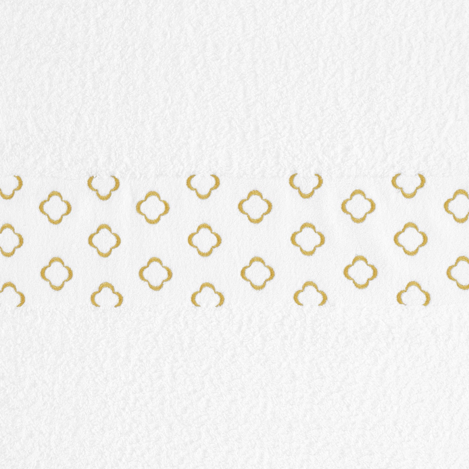 Fabric Closeup of Silver (109) Abyss Luna Embroidered Bath Towels