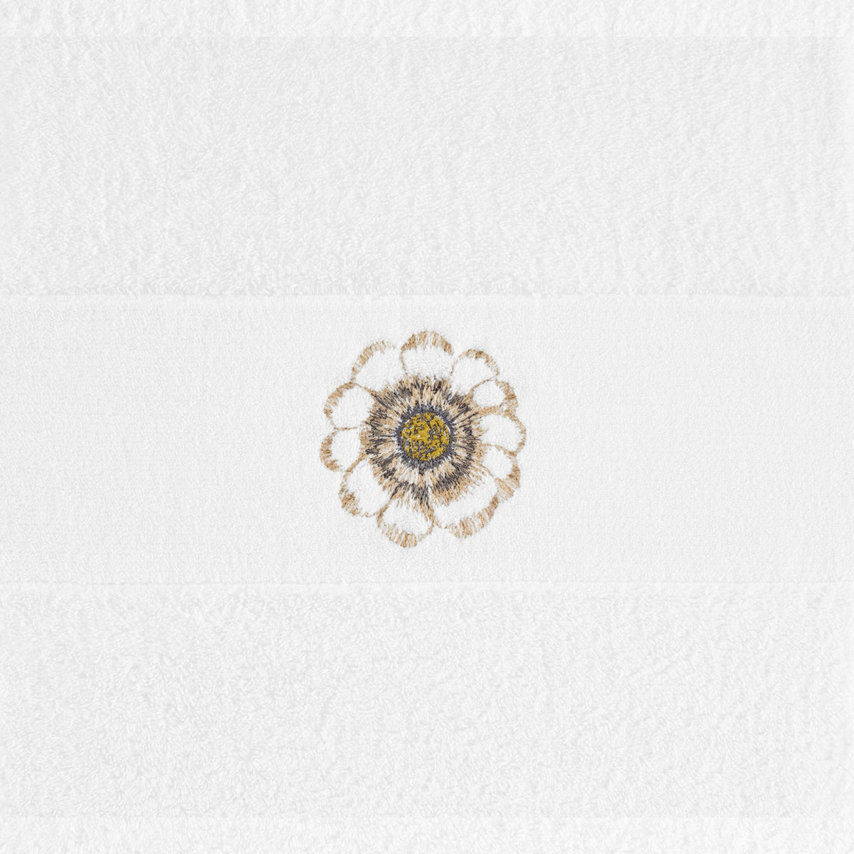 Abyss Magno Embroidered Bath Towels in Sand (714)