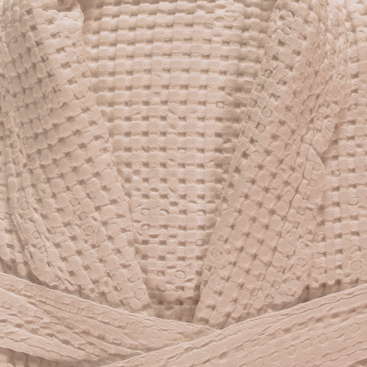 Fabric Closeup of Abyss Pousada Bath Robe in Nude Color