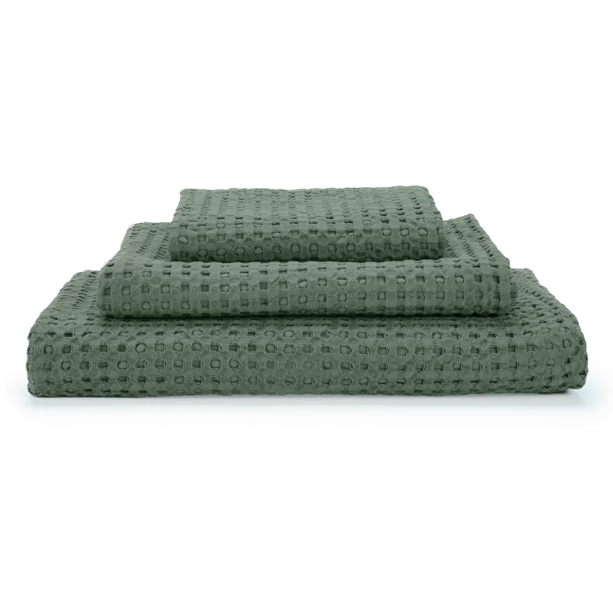 Abyss Pousada Bath Towels Stack Evergreen (280)