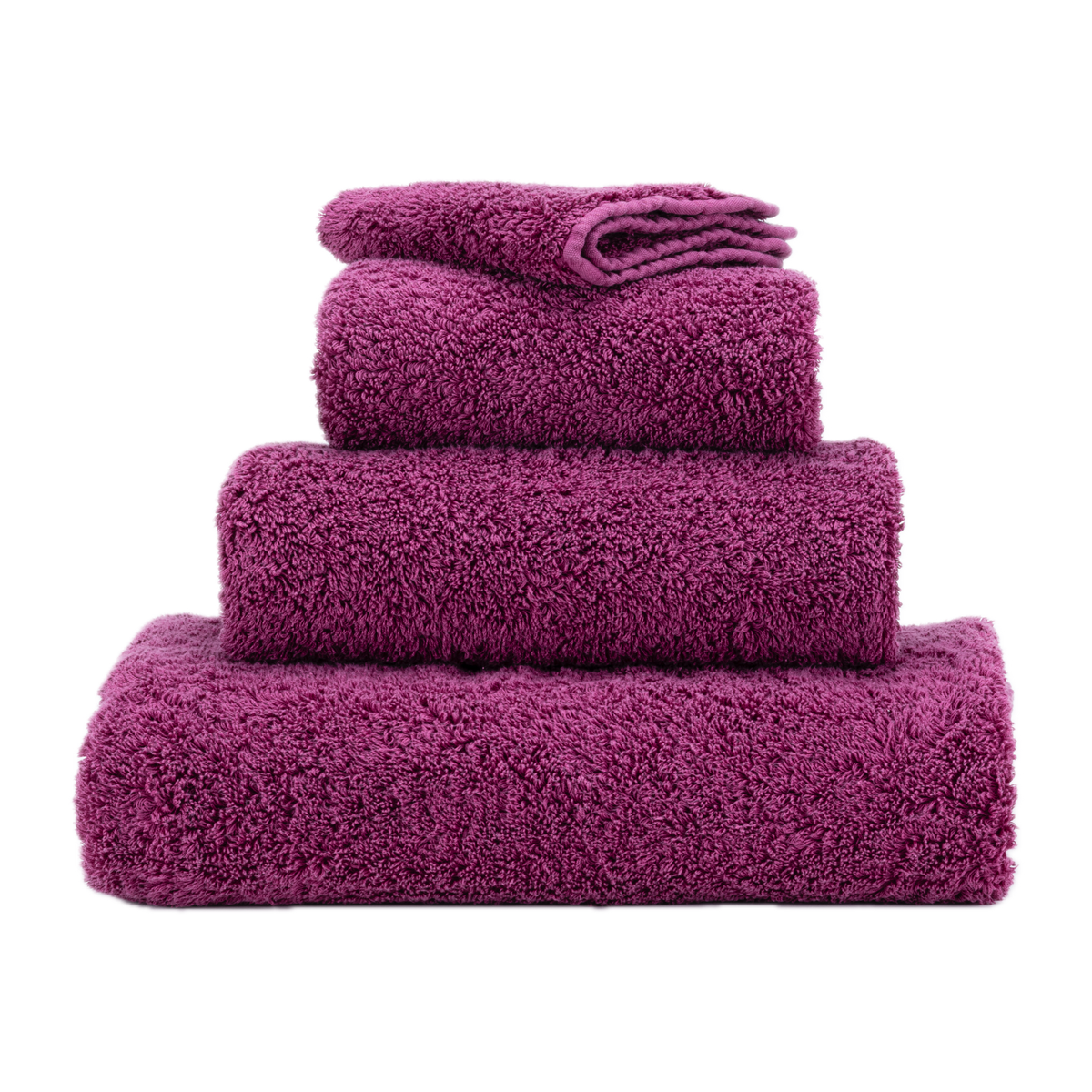 Stack of Abyss Super Pile Bath Towels in Baton Rouge Color