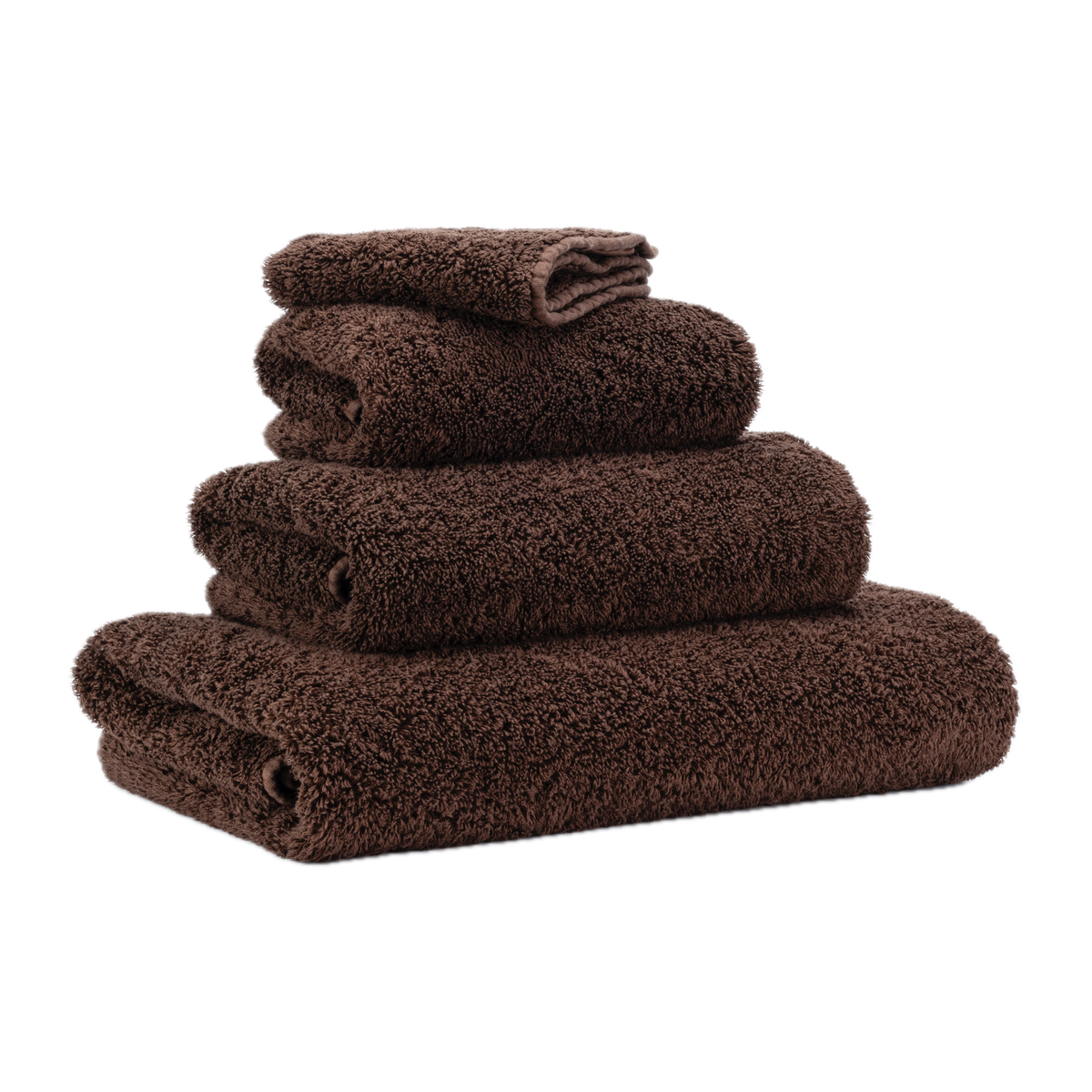Abyss Super Pile Bath Towels Mustang Stack Slanted