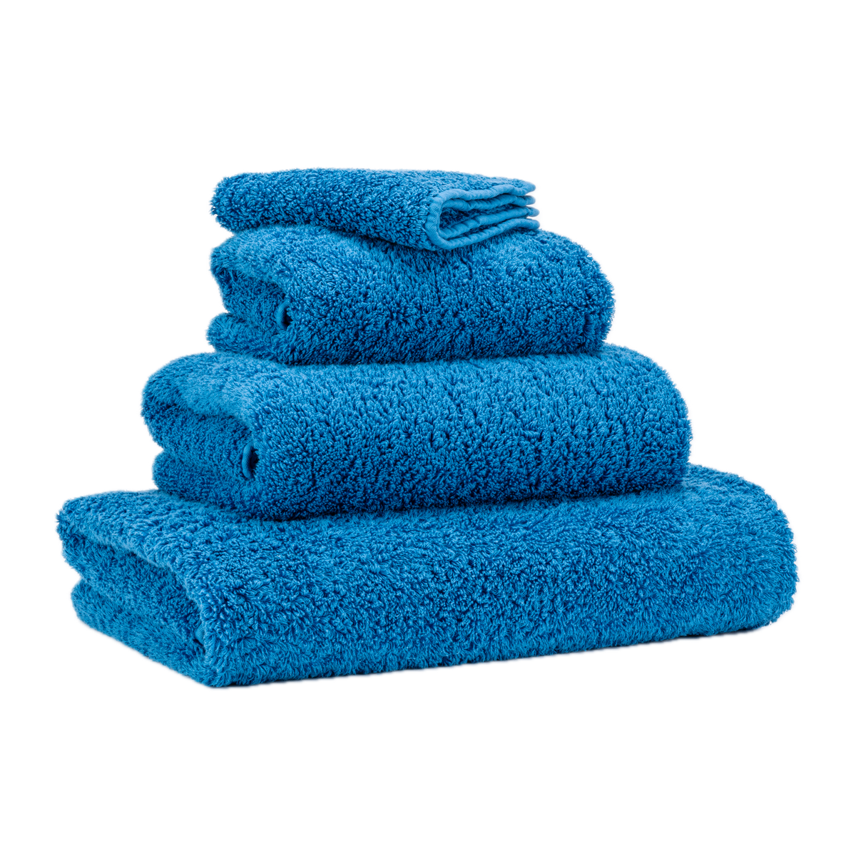 Abyss Super Pile Bath Towels Ocean Stack Slanted
