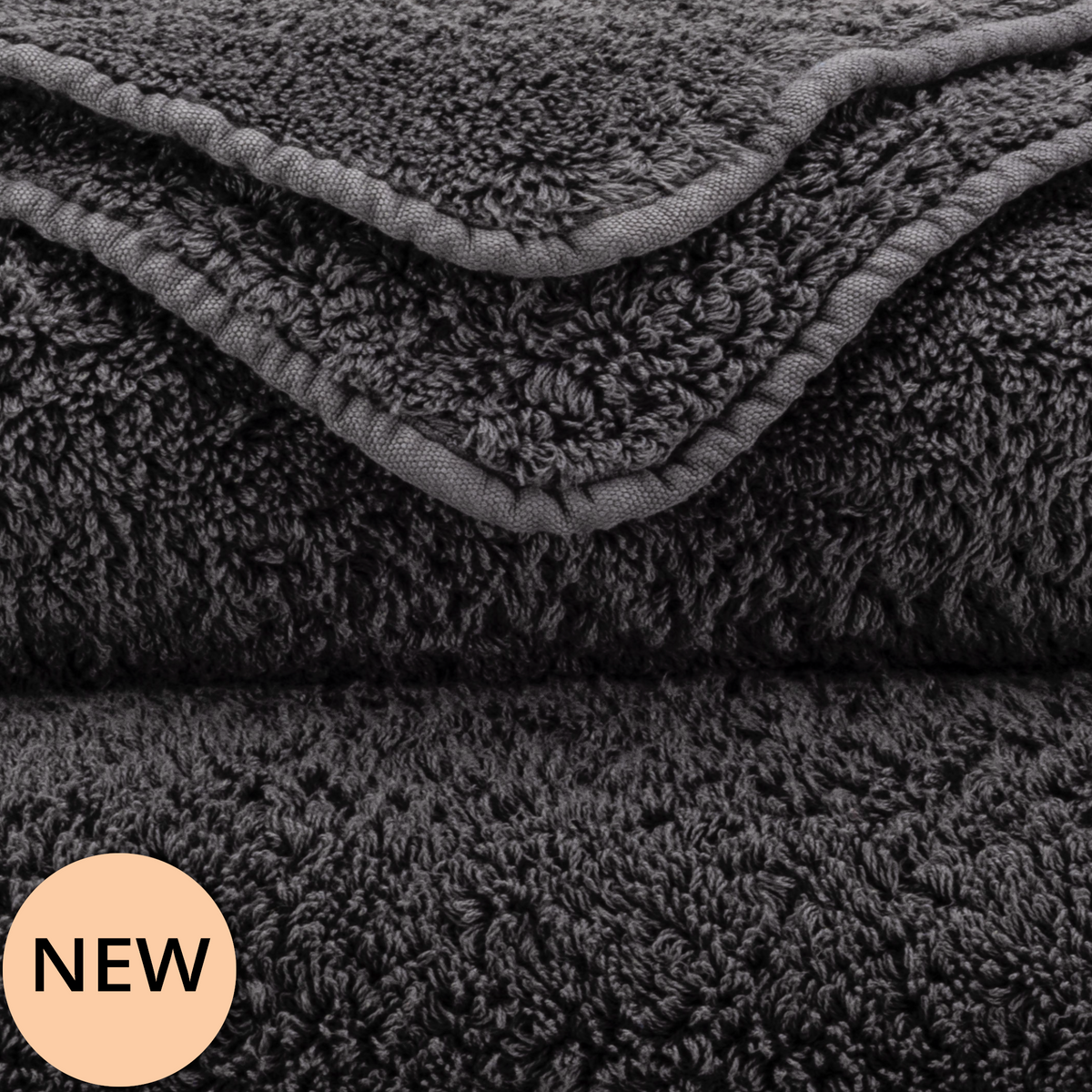 Abyss Super Pile Bath Towels and Mats - Volcan (997)