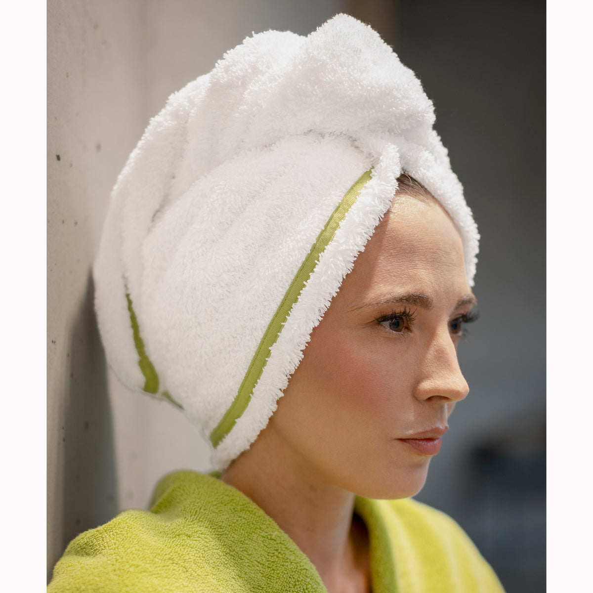 Abyss Surf Hair Towel - Apple Green (165)