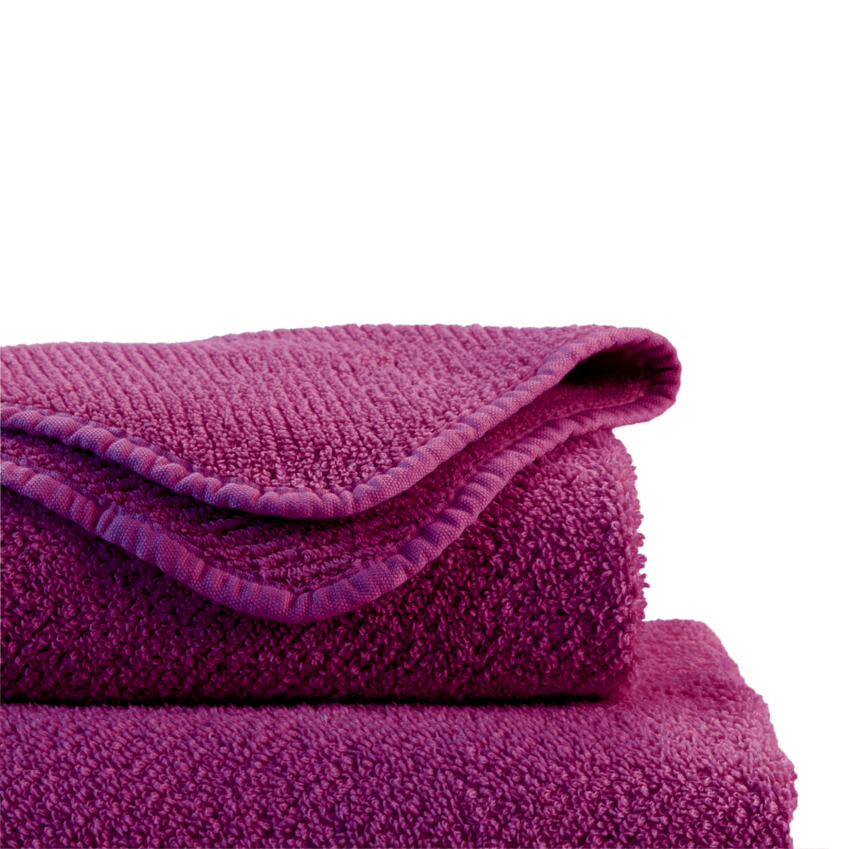 Folded Abyss Twill Bath Towels in Baton Rouge Color