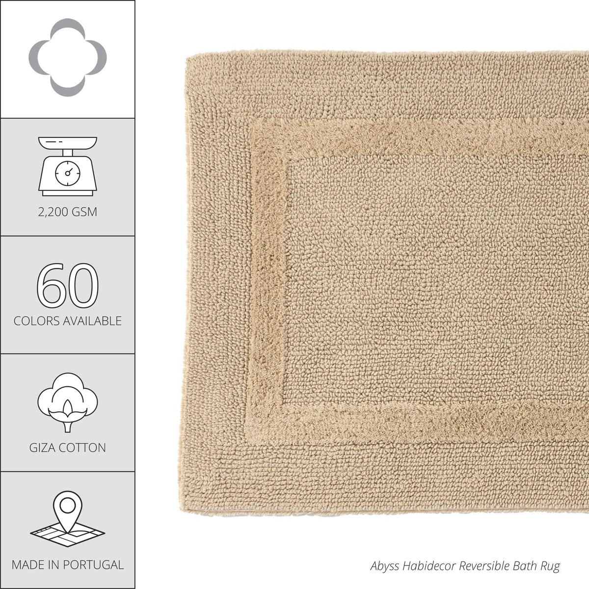 Abyss Habidecor Reversible Bath Rug - Figue (401)